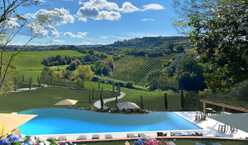 SPERETO TUSCANY Apartments & Villas - Real Estate For Sale Infinity swiming pool
